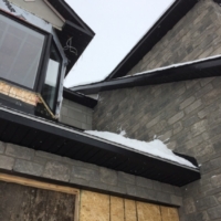 Ottawa Eavestrough Soffit, fascia, and brick siding in Gloucester